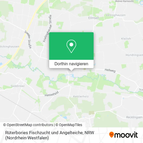 Rüterbories Fischzucht und Angelteiche Karte