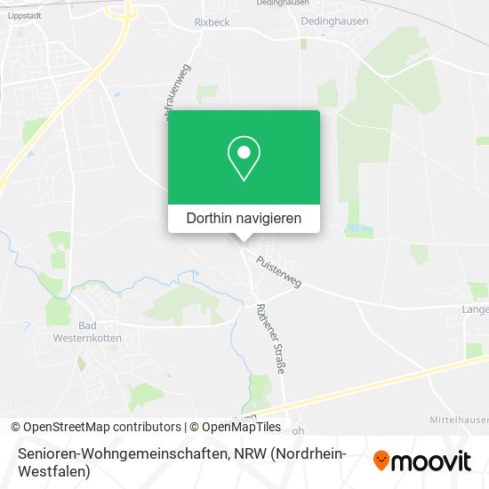 Senioren-Wohngemeinschaften Karte