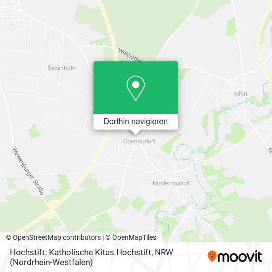 Hochstift: Katholische Kitas Hochstift Karte