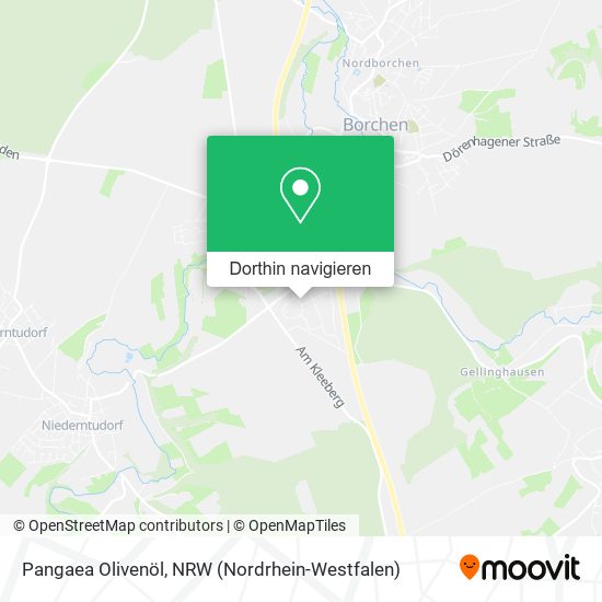 Pangaea Olivenöl Karte