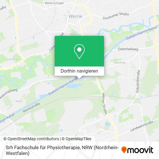 Srh Fachschule für Physiotherapie Karte