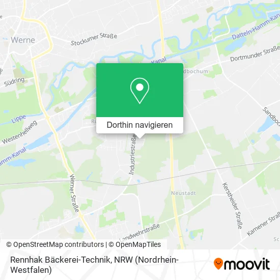 Rennhak Bäckerei-Technik Karte