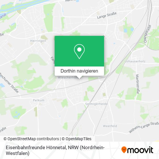 Eisenbahnfreunde Hönnetal Karte