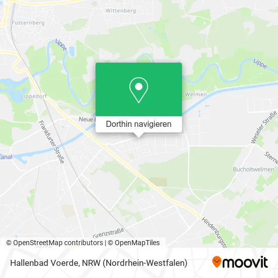 Hallenbad Voerde Karte