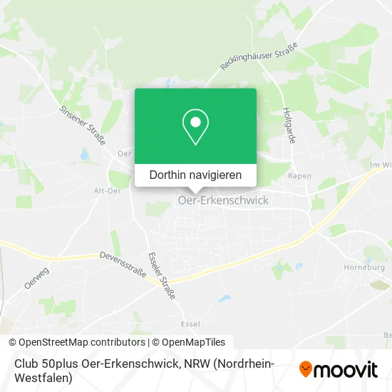 Club 50plus Oer-Erkenschwick Karte