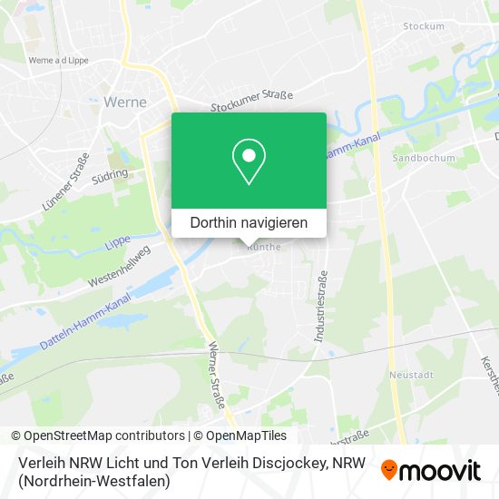 Verleih NRW Licht und Ton Verleih Discjockey Karte