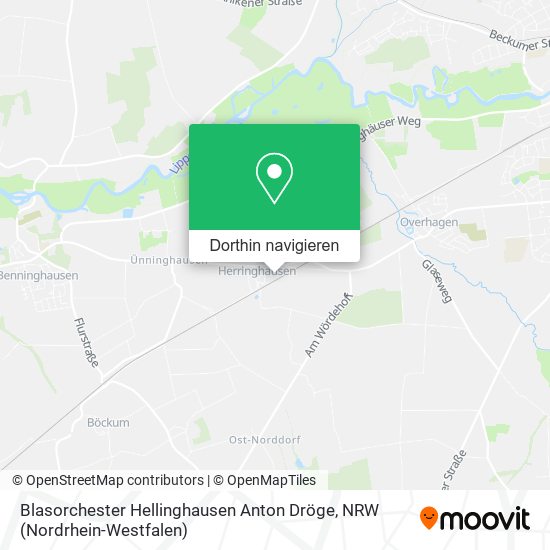 Blasorchester Hellinghausen Anton Dröge Karte