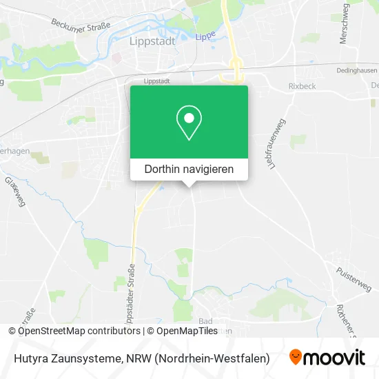 Hutyra Zaunsysteme Karte