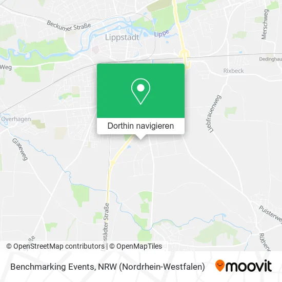 Benchmarking Events Karte