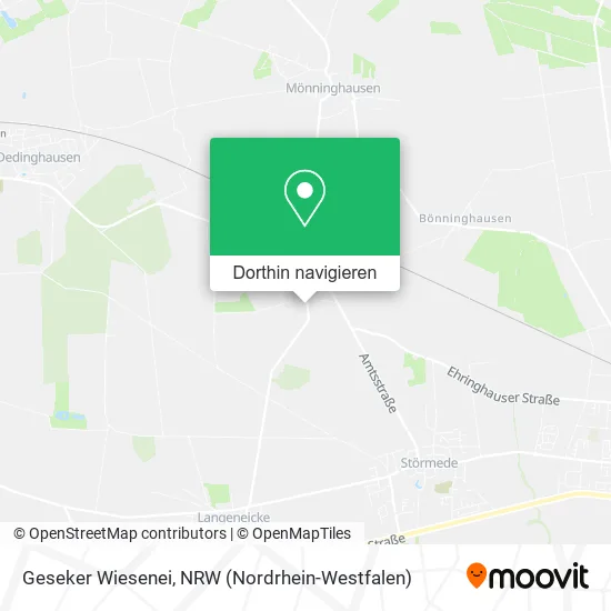 Geseker Wiesenei Karte