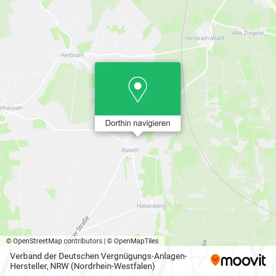 Verband der Deutschen Vergnügungs-Anlagen-Hersteller Karte