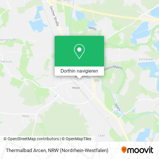 Thermalbad Arcen Karte