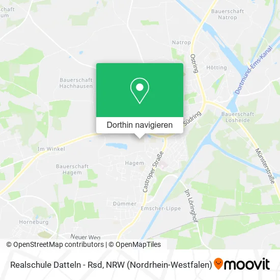 Realschule Datteln - Rsd Karte