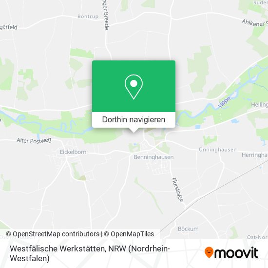 Westfälische Werkstätten Karte