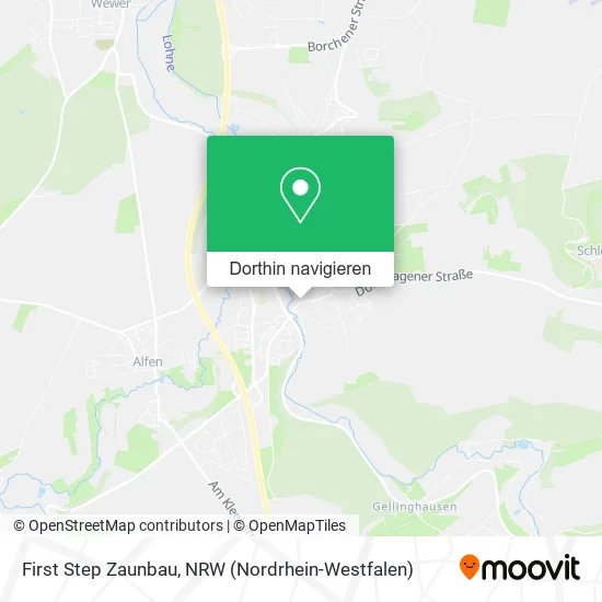 First Step Zaunbau Karte