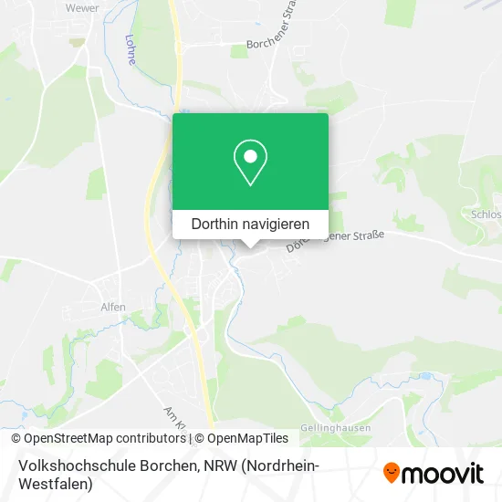 Volkshochschule Borchen Karte