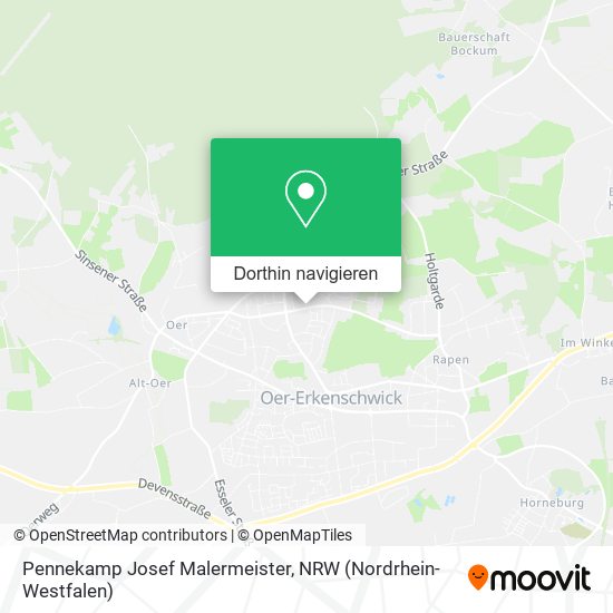 Pennekamp Josef Malermeister Karte