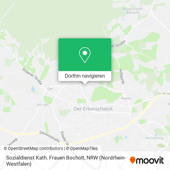 Sozialdienst Kath. Frauen Bocholt Karte