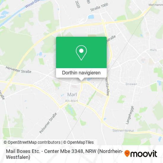 Mail Boxes Etc. - Center Mbe 3348 Karte