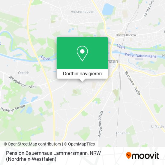 Pension Bauernhaus Lammersmann Karte