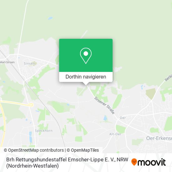 Brh Rettungshundestaffel Emscher-Lippe E. V. Karte