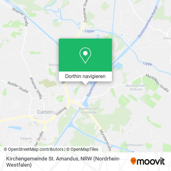 Kirchengemeinde St. Amandus Karte