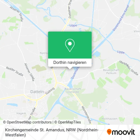 Kirchengemeinde St. Amandus Karte