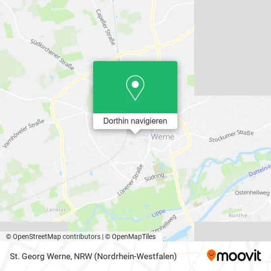 St. Georg Werne Karte