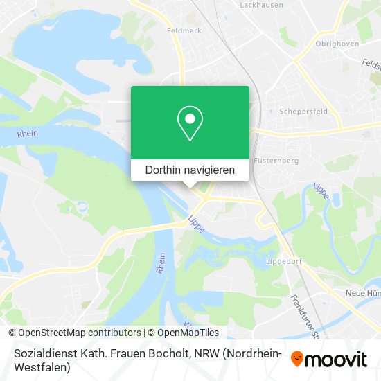 Sozialdienst Kath. Frauen Bocholt Karte