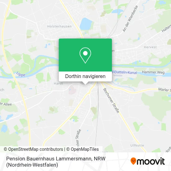 Pension Bauernhaus Lammersmann Karte