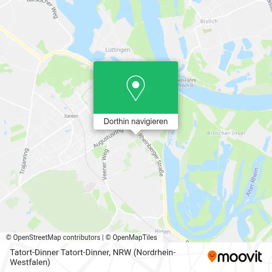 Tatort-Dinner Tatort-Dinner Karte