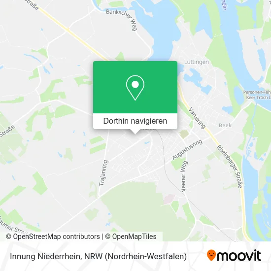 Innung Niederrhein Karte