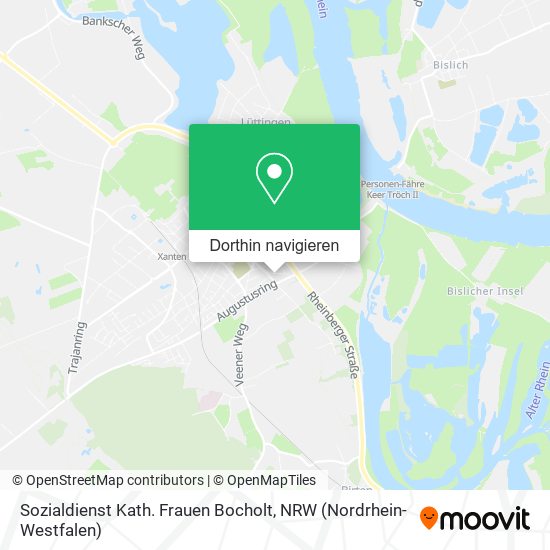 Sozialdienst Kath. Frauen Bocholt Karte