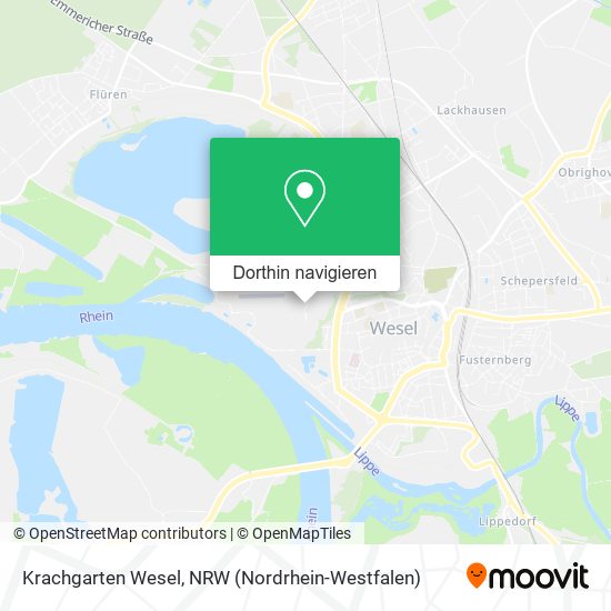 Krachgarten Wesel Karte