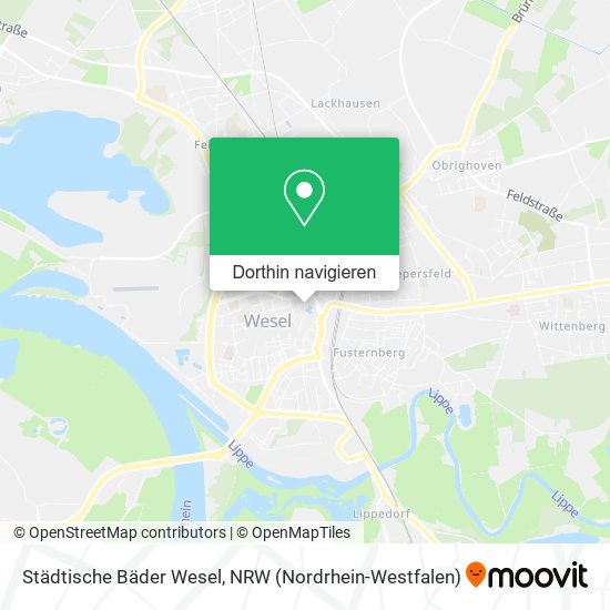 Städtische Bäder Wesel Karte
