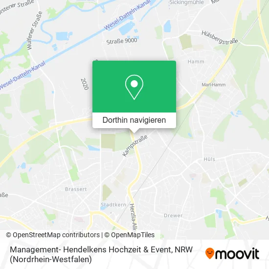 Management- Hendelkens Hochzeit & Event Karte