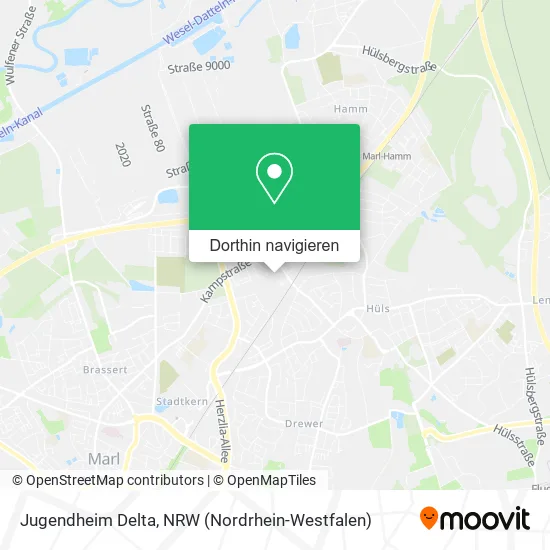 Jugendheim Delta Karte