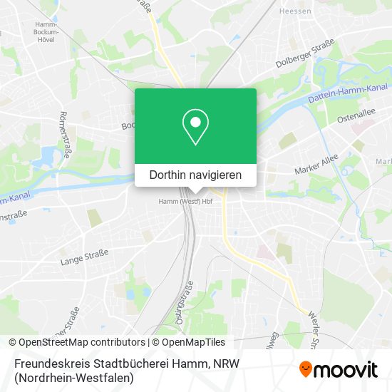 Freundeskreis Stadtbücherei Hamm Karte