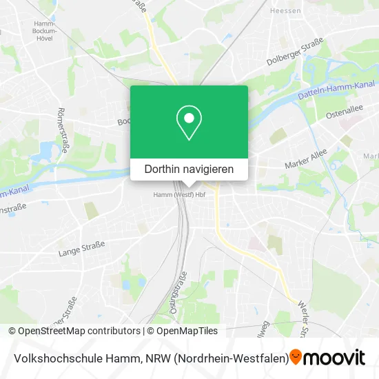 Volkshochschule Hamm Karte