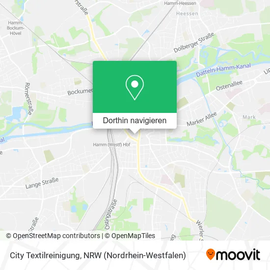 City Textilreinigung Karte