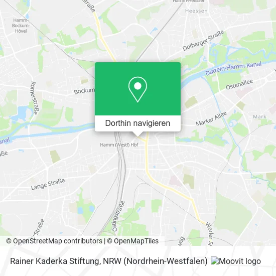 Rainer Kaderka Stiftung Karte