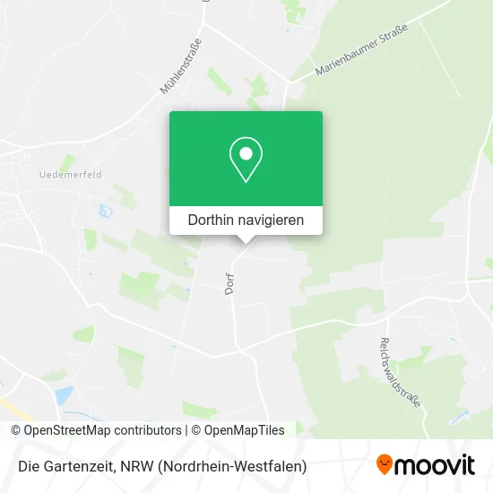 Die Gartenzeit Karte