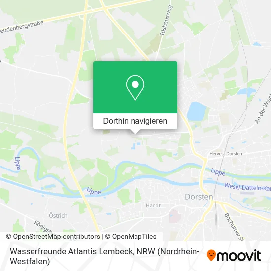 Wasserfreunde Atlantis Lembeck Karte