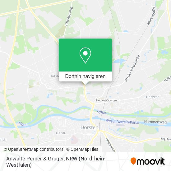 Anwälte Perner & Grüger Karte