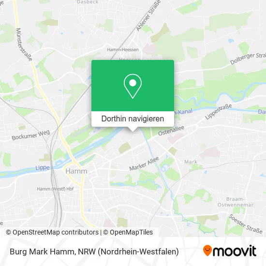 Burg Mark Hamm Karte