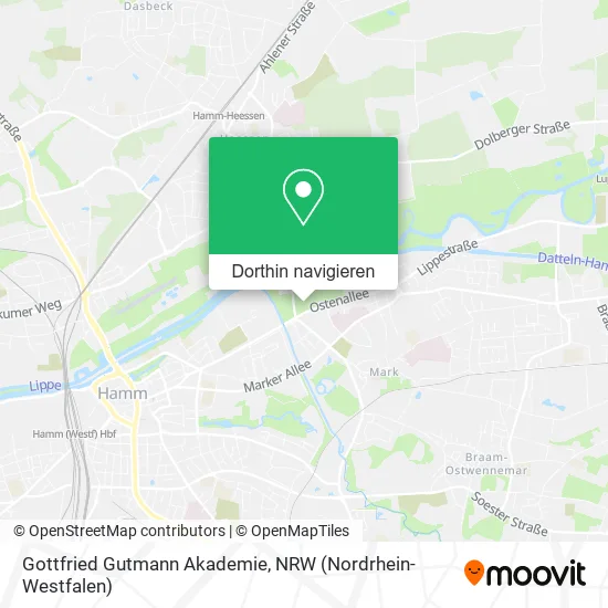 Gottfried Gutmann Akademie Karte