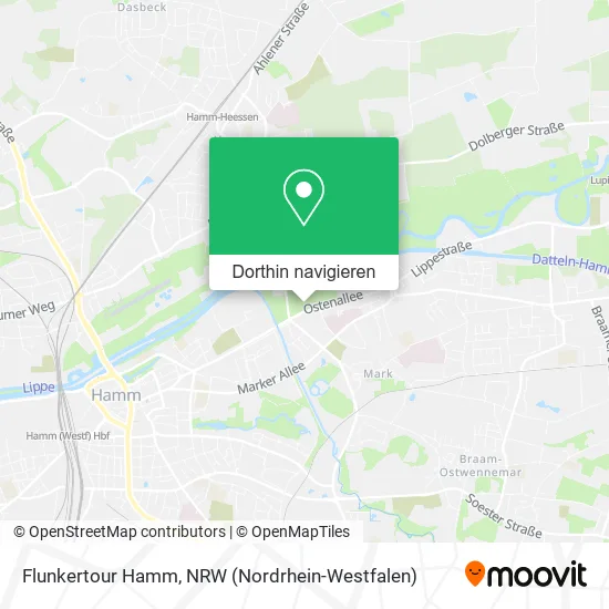 Flunkertour Hamm Karte
