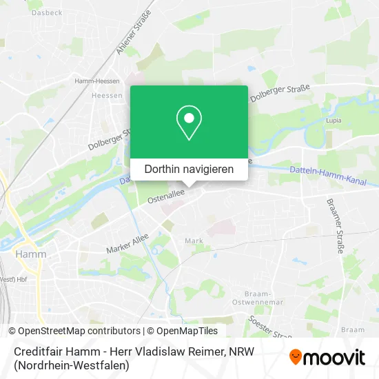 Creditfair Hamm - Herr Vladislaw Reimer Karte