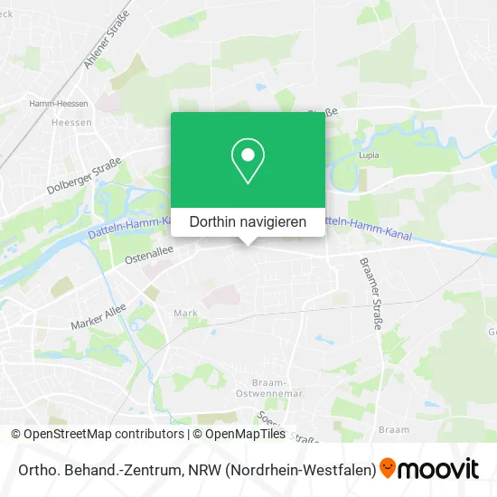 Ortho. Behand.-Zentrum Karte