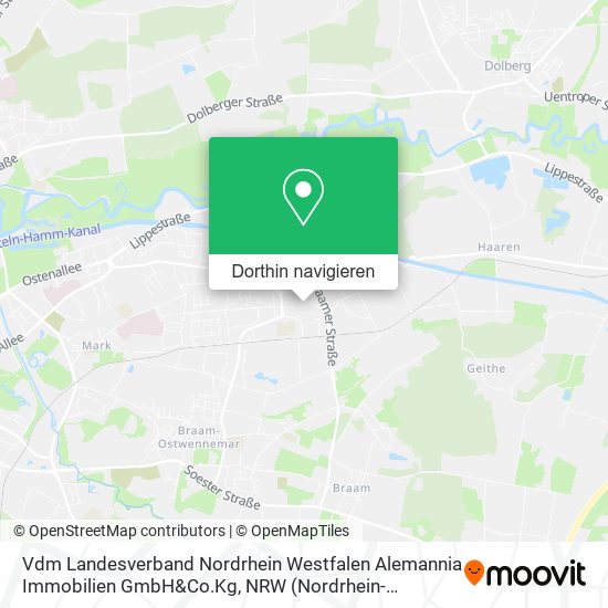 Vdm Landesverband Nordrhein Westfalen Alemannia Immobilien GmbH&Co.Kg Karte